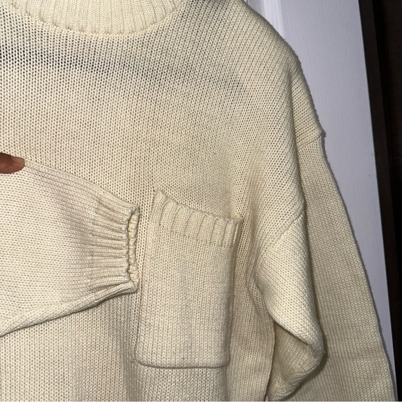 Milano‎ Vintage Cream Knit Sweater - Picture 4 of 6